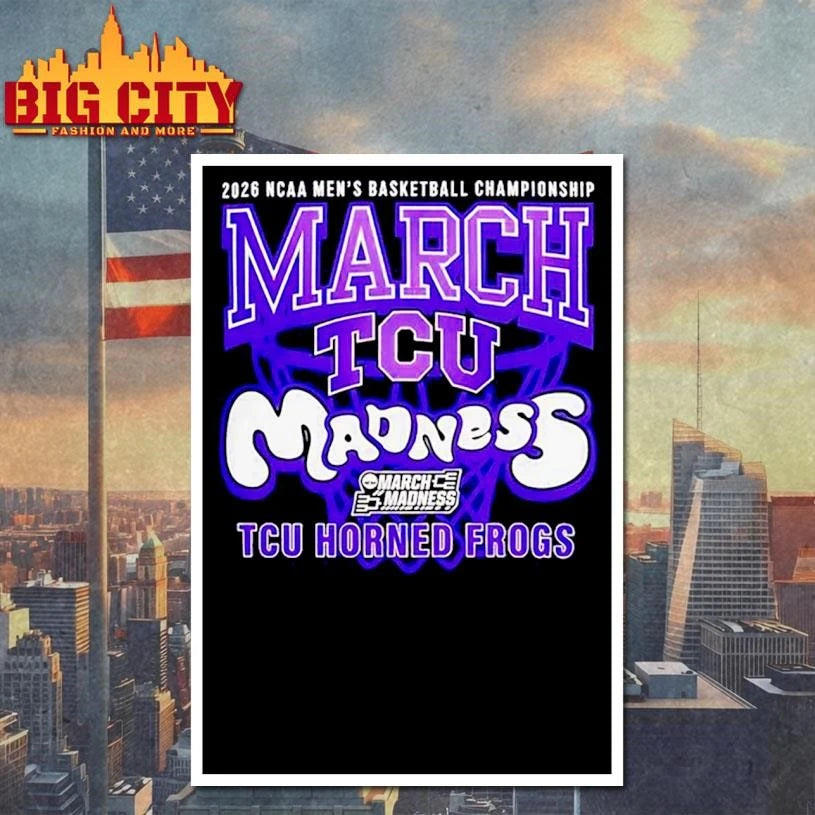 TCU Horned Frogs 2026 NCAA Men’s Basketball Championship March Madness Shirt