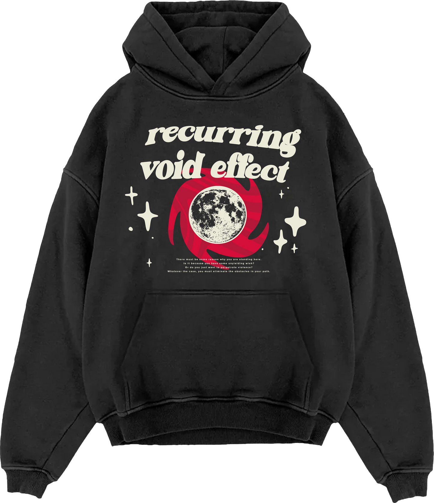UNDER NIGHT IN BIRTH - 'Recurring Void Effect' Premium Hoodie - Black