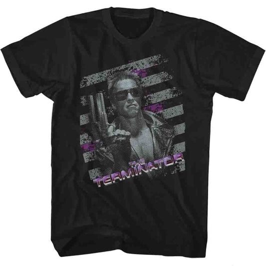 Terminator - Purple - Short Sleeve - Adult - T-Shirt - clothing by TeeHivey.com