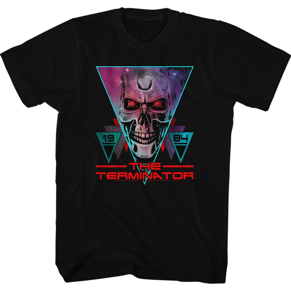 Terminator - Space Face - Short Sleeve - Adult - T-Shirt - clothing by TeeHivey.com