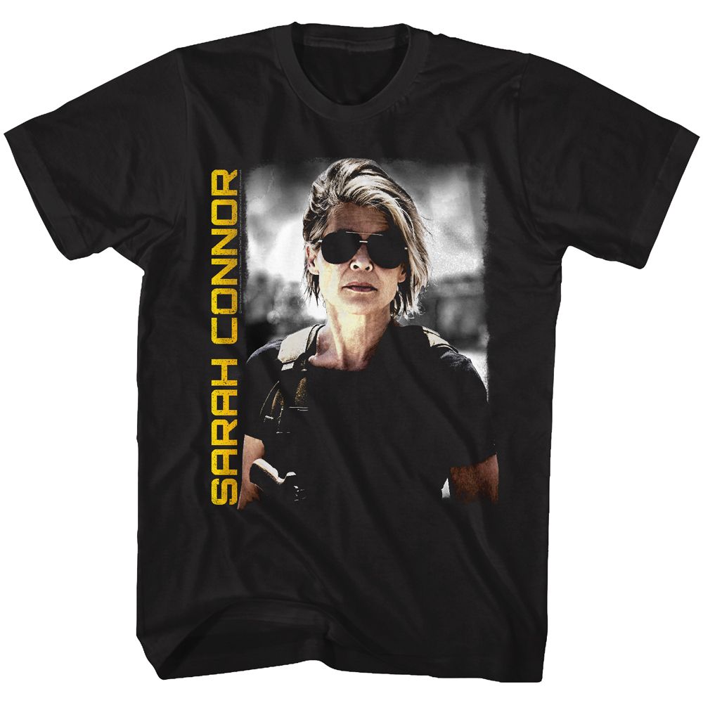 Terminator Dark Fate - Sarah Conner - Short Sleeve - Adult - T-Shirt - clothing by TeeHivey.com