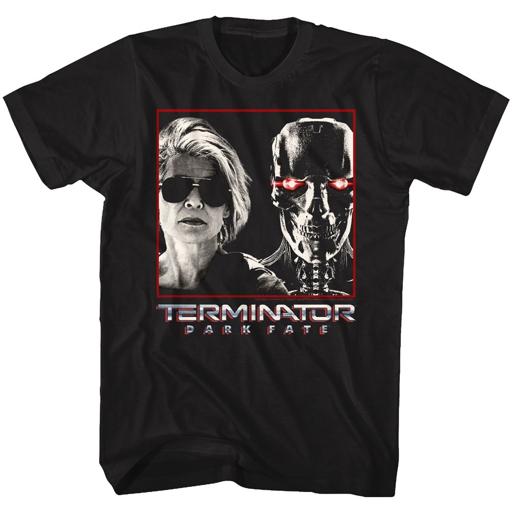 Terminator Dark Fate - Sarah & Rev9 - Short Sleeve - Adult - T-Shirt - clothing by TeeHivey.com