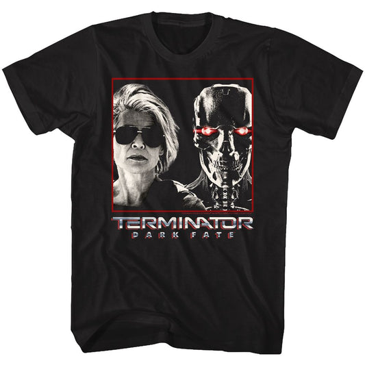 Terminator Dark Fate - Sarah & Rev9 - Short Sleeve - Adult - T-Shirt - clothing by TeeHivey.com
