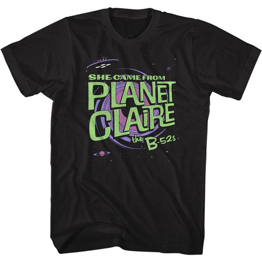 The B52S - Planet Claire - Short Sleeve - Adult - T-Shirt - clothing by TeeHivey.com