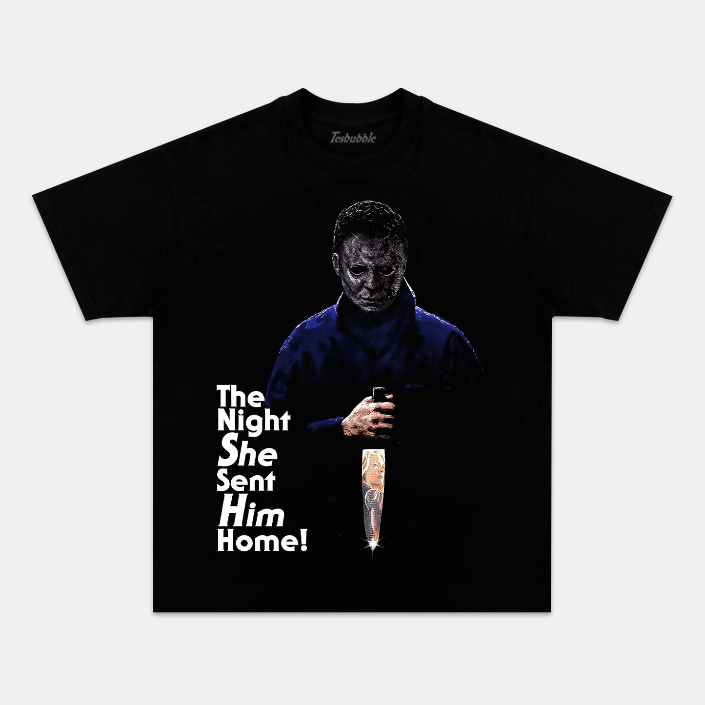 THE NIGHT SHE SENT HIM HOME TEE - clothing by TeeHivey.com (Image 1)