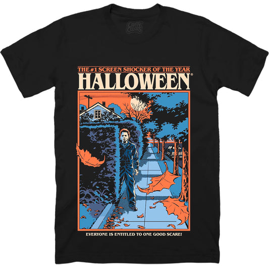 HALLOWEEN: SCREEN SHOCKER - T-SHIRT - clothing by TeeHivey.com (Image 1)