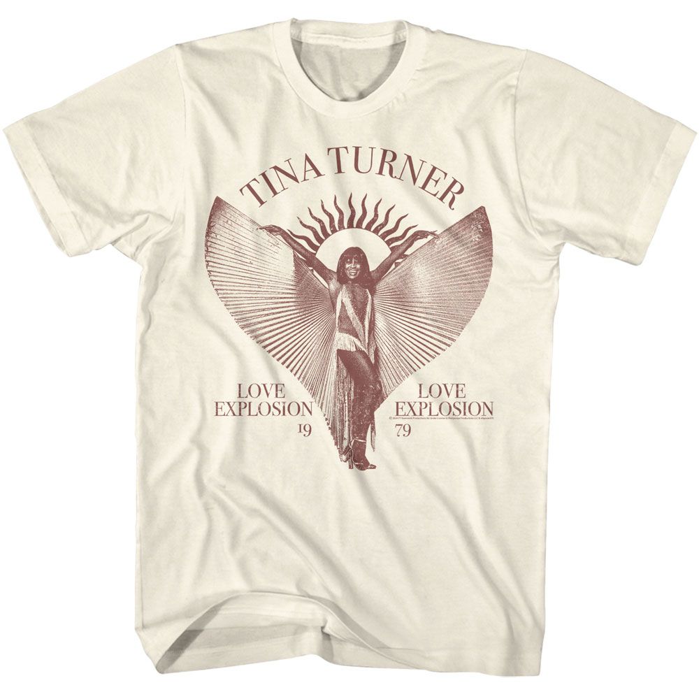 Tina Turner - Love Explosion - American Classics - Adult Short Sleeve T-Shirt - clothing by TeeHivey.com (Image 1)