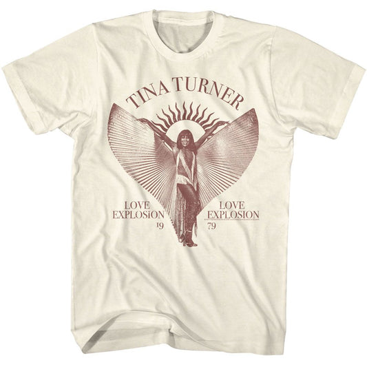 Tina Turner - Love Explosion - American Classics - Adult Short Sleeve T-Shirt - clothing by TeeHivey.com (Image 1)