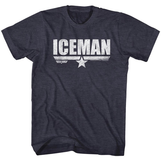 Top Gun - Ice Man - Short Sleeve - Heather - Adult - T-Shirt - clothing by TeeHivey.com