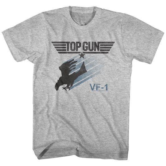 Top Gun - Bird Of Thunder - Short Sleeve - Heather - Adult - T-Shirt - clothing by TeeHivey.com