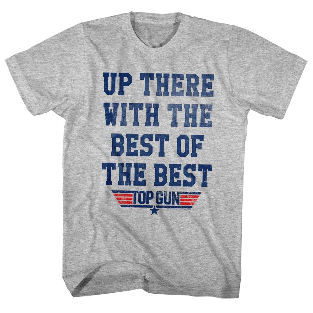Top Gun - Best Of The Best - Short Sleeve - Heather - Adult - T-Shirt - clothing by TeeHivey.com