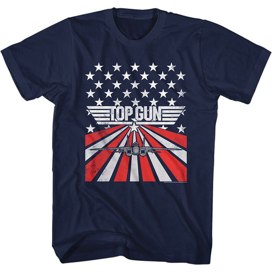 Top Gun - Stars & Stripes - Short Sleeve - Adult - T-Shirt