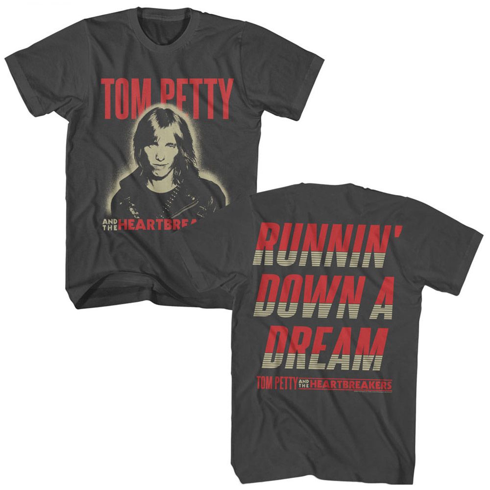 Tom Petty - Runnin Down A Dream - American Classics - Adult Short Sleeve T-Shirt - clothing by TeeHivey.com (Image 1)