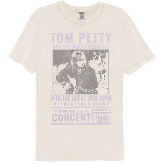 Tom Petty - Into The Great Wide Open - American Classics - Off-White Solid Adult Short Sleeve Comfort Color T-Shirt (Image 1)