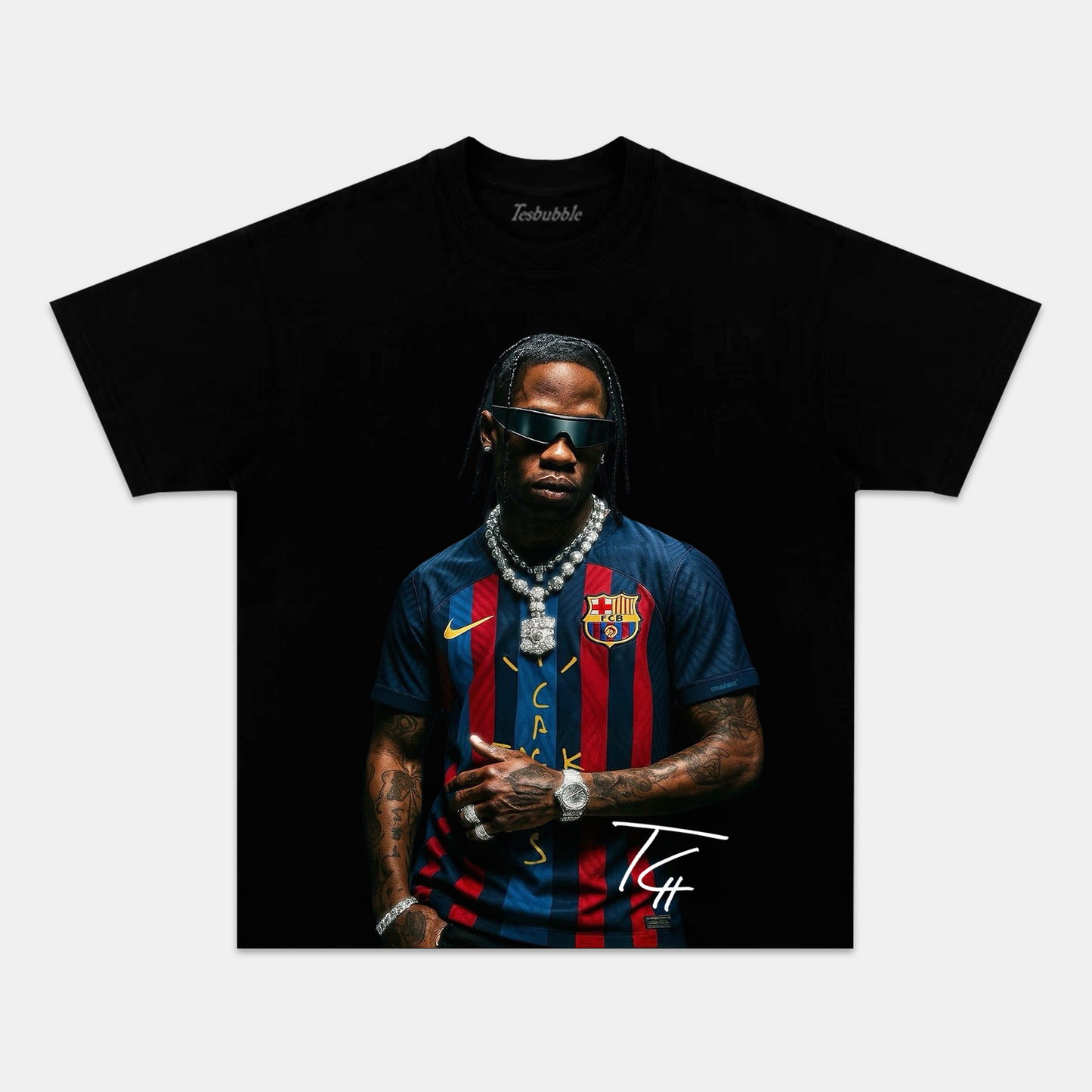TRAVIS SCORTT & FC BARCELONA TEE