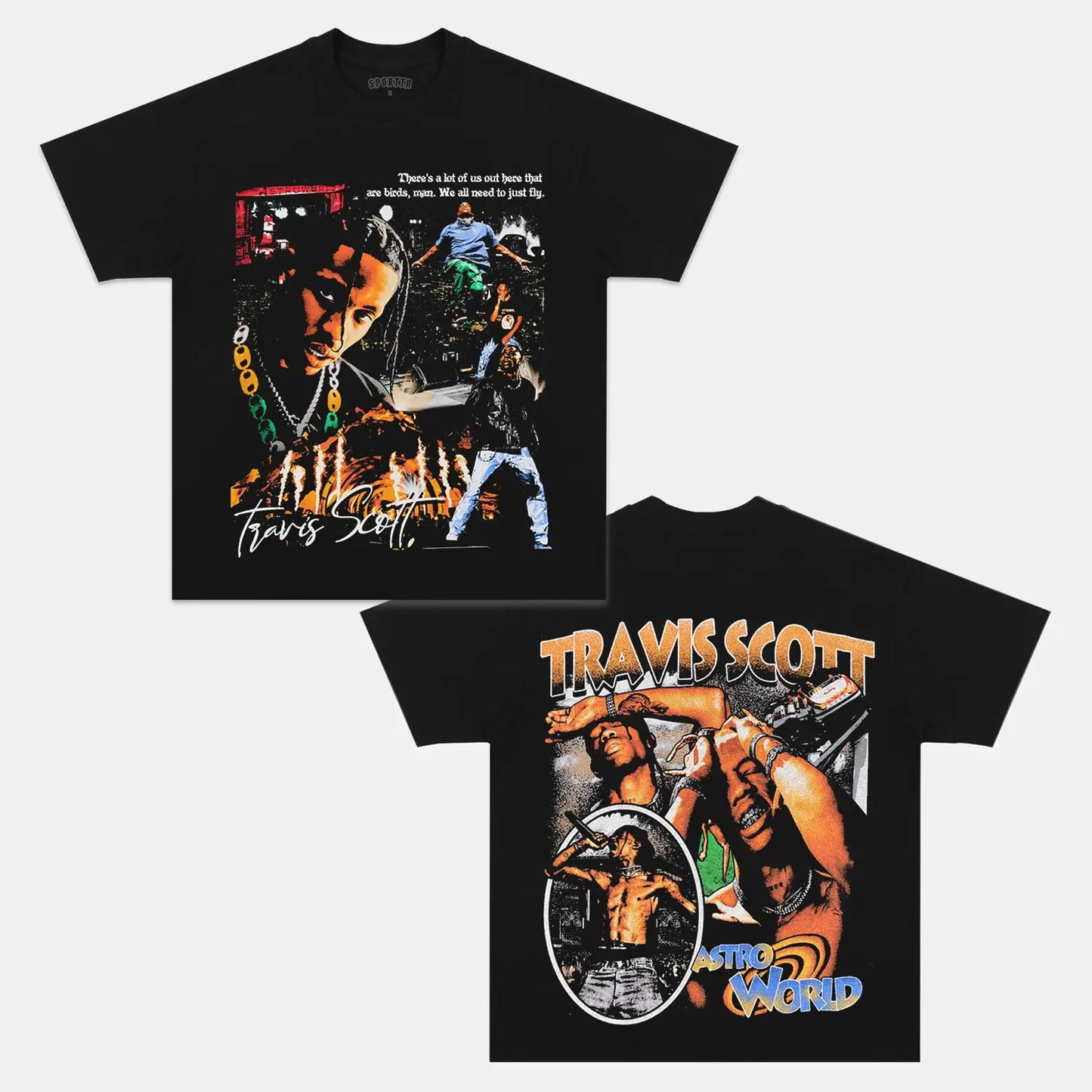 TRAVIS SCOTT VINTAGE TEE Style009