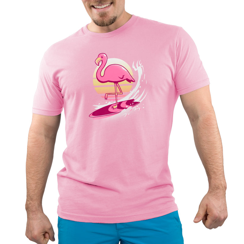 Surfing Flamingo