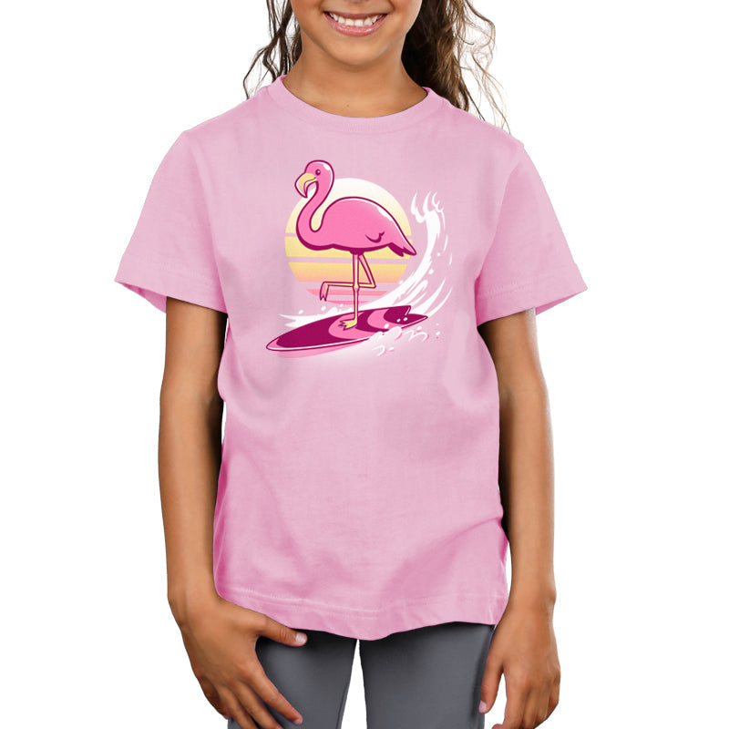 Surfing Flamingo