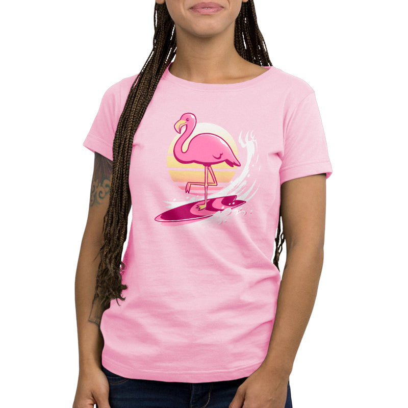 Surfing Flamingo