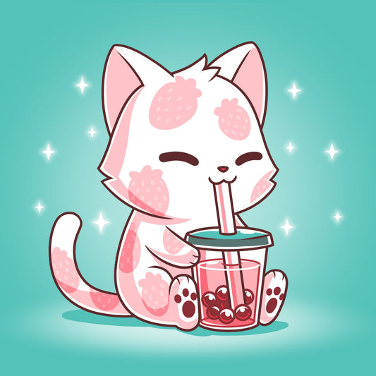 Strawberry Boba Cat