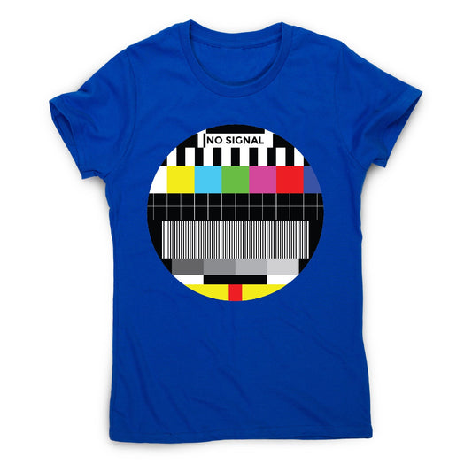 Tv signal - illustration graphic women's t-shirt