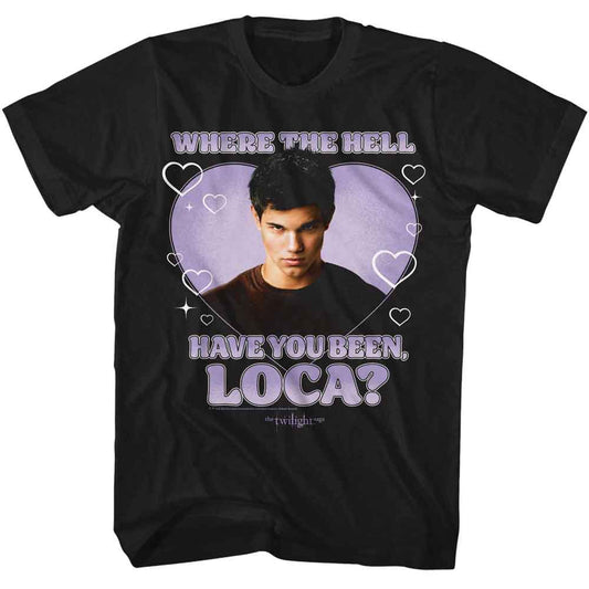 Twilight - Loca Heart Recolor - American Classics - Solid Black Adult Short Sleeve T-Shirt