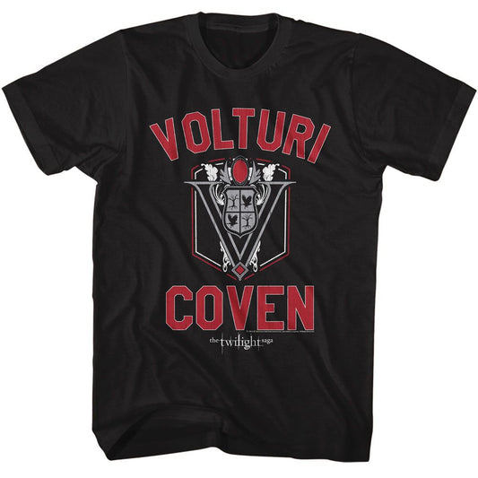 Twilight - Volturi Coven - American Classics - Solid Black Adult Short Sleeve T-Shirt
