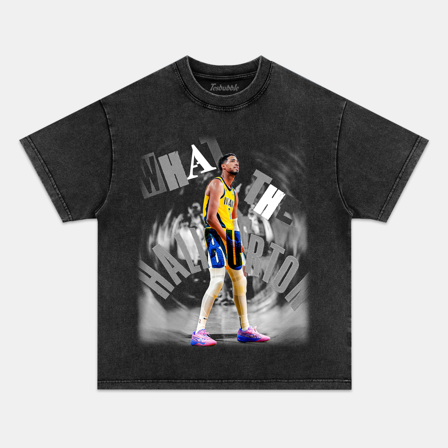 TYRESE HALIBURTON V4 TEE - clothing by TeeHivey.com (Image 4)