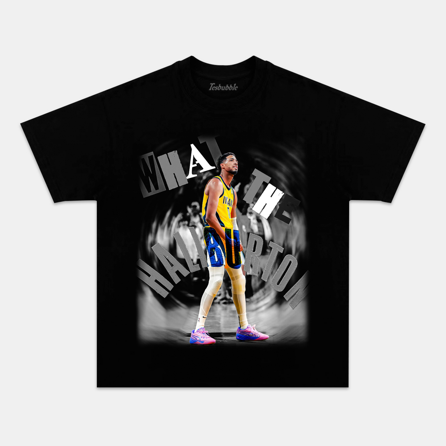 TYRESE HALIBURTON V4 TEE - clothing by TeeHivey.com (Image 1)