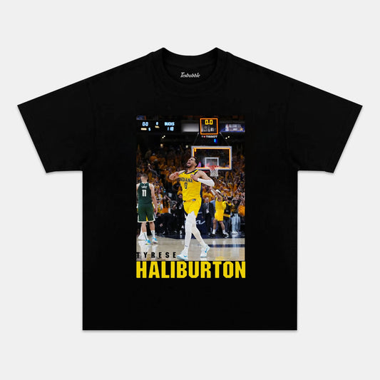 TYRESE HALLIBURTON KILLER MOMENT 2.0 TEE - clothing by TeeHivey.com (Image 1)