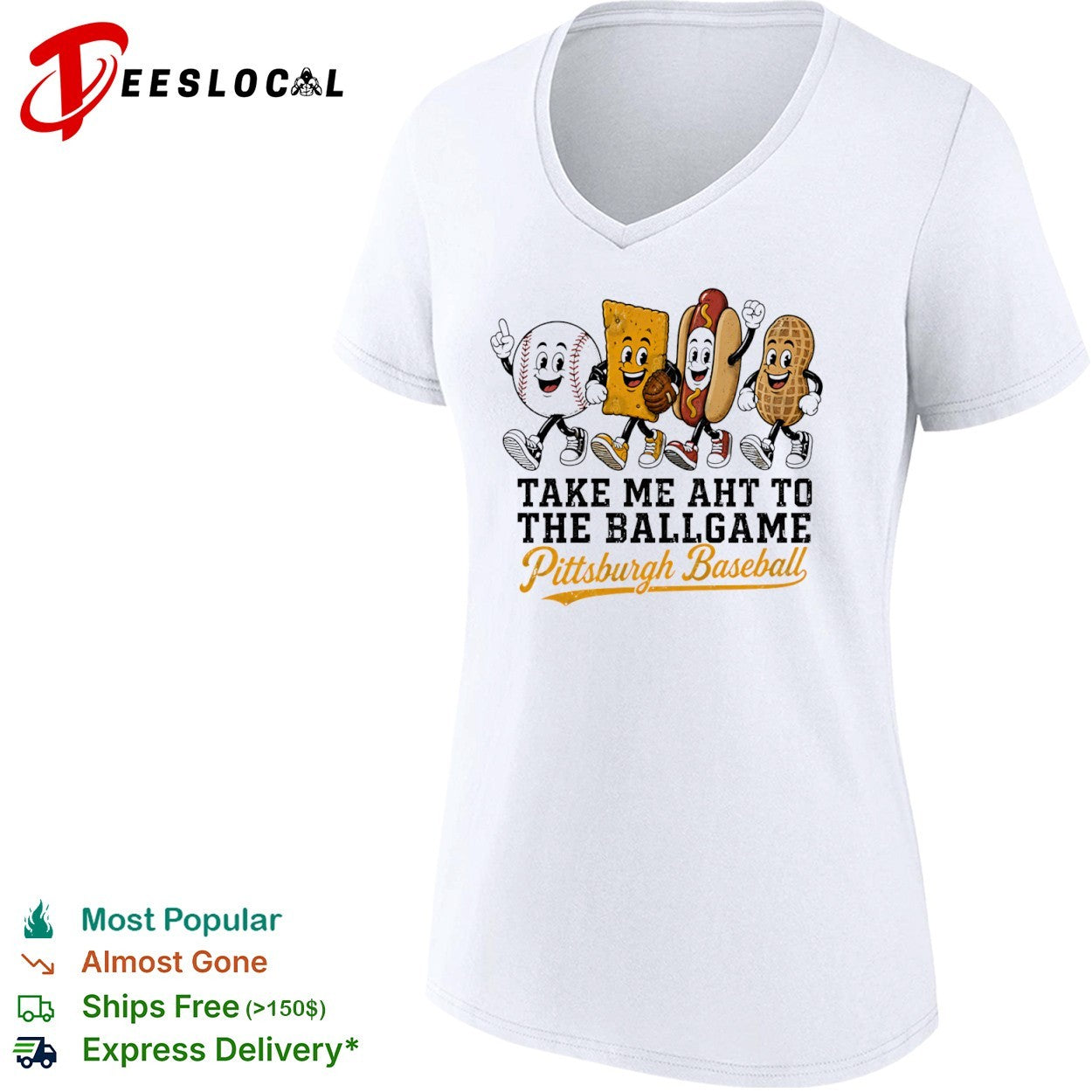 Take me aht to the ballgame Pittsburgh Pirates baseball shirt