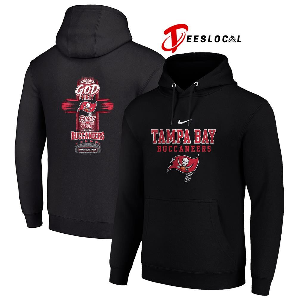 Tampa Bay Buccaneers God first family second cross shirt
