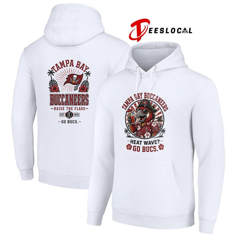 Tampa Bay Buccaneers heat wave beach vibes mascot shirt