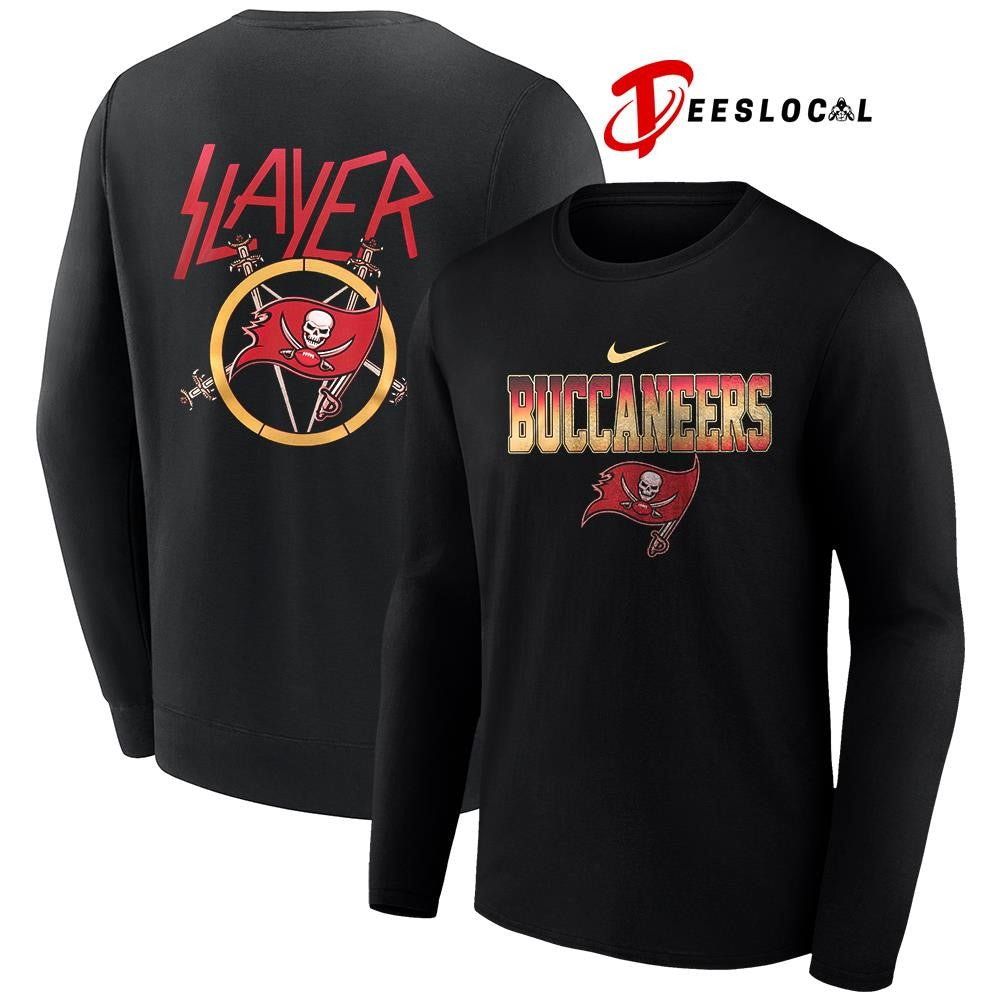 Tampa Bay Buccaneers x Slayer logo shirt
