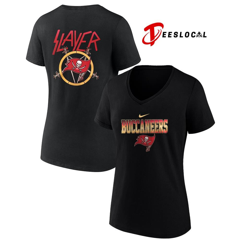 Tampa Bay Buccaneers x Slayer logo shirt