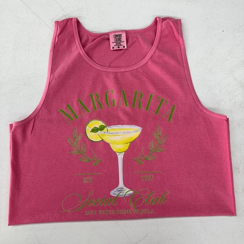Tank Top - Margarita Social Club Comfort Colors Tank Top  'NLB'