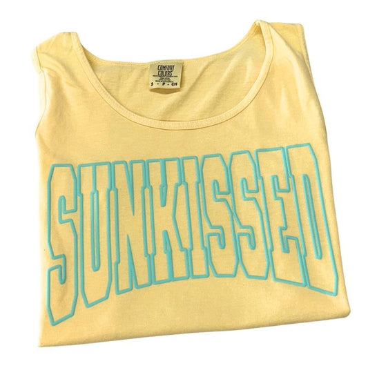 Tank Top - Mint Sunkissed PUFF Comfort Colors Tank Top