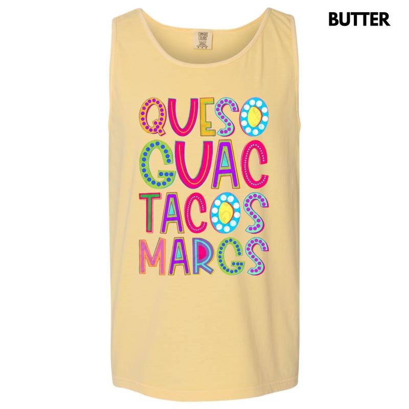 Tank Top - Queso & Guac Comfort Colors Tank Top