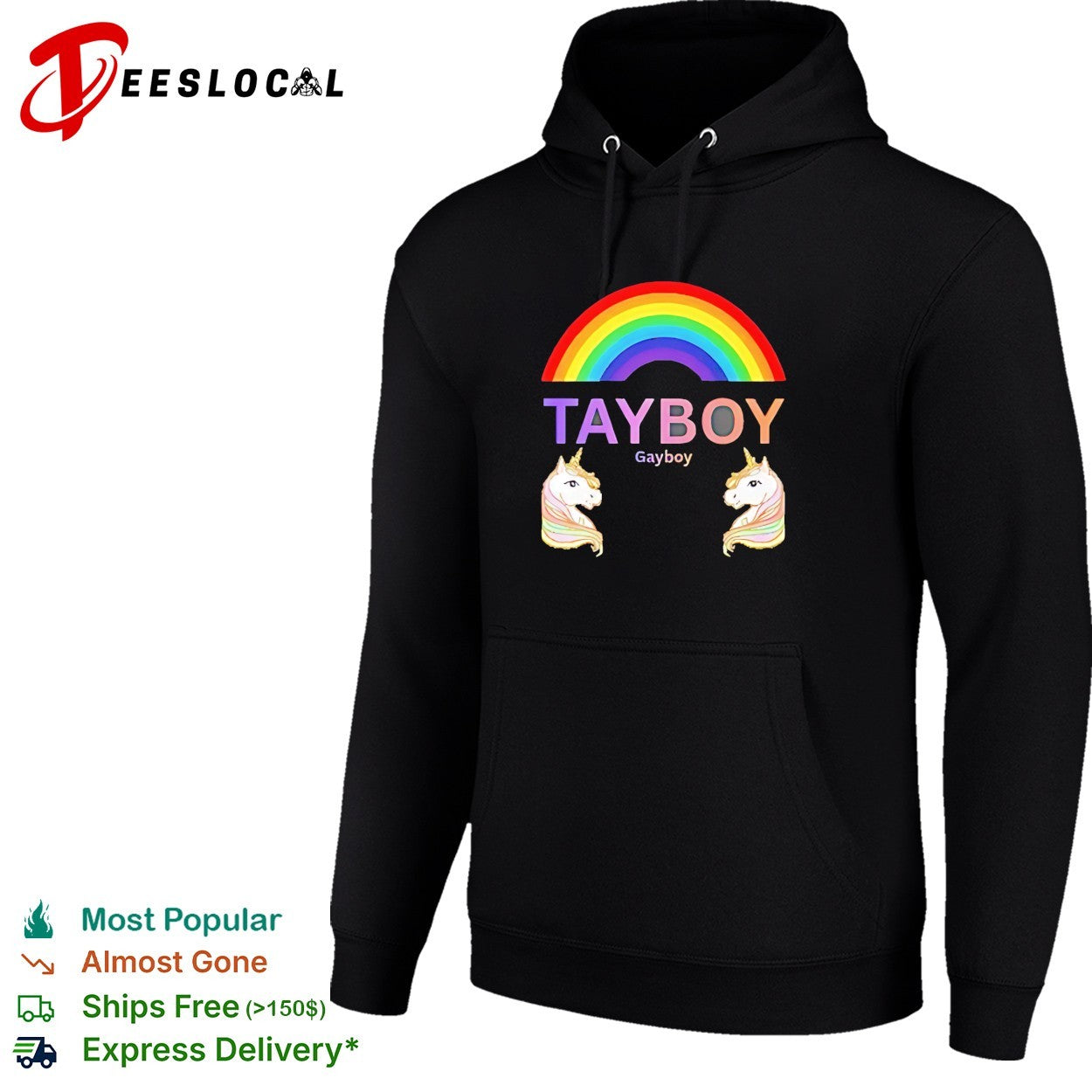 Tay boy gay boy unicorn rainbow shirt