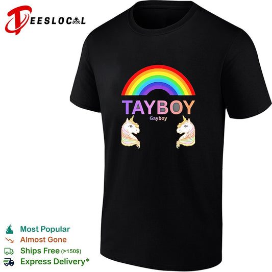 Tay boy gay boy unicorn rainbow shirt