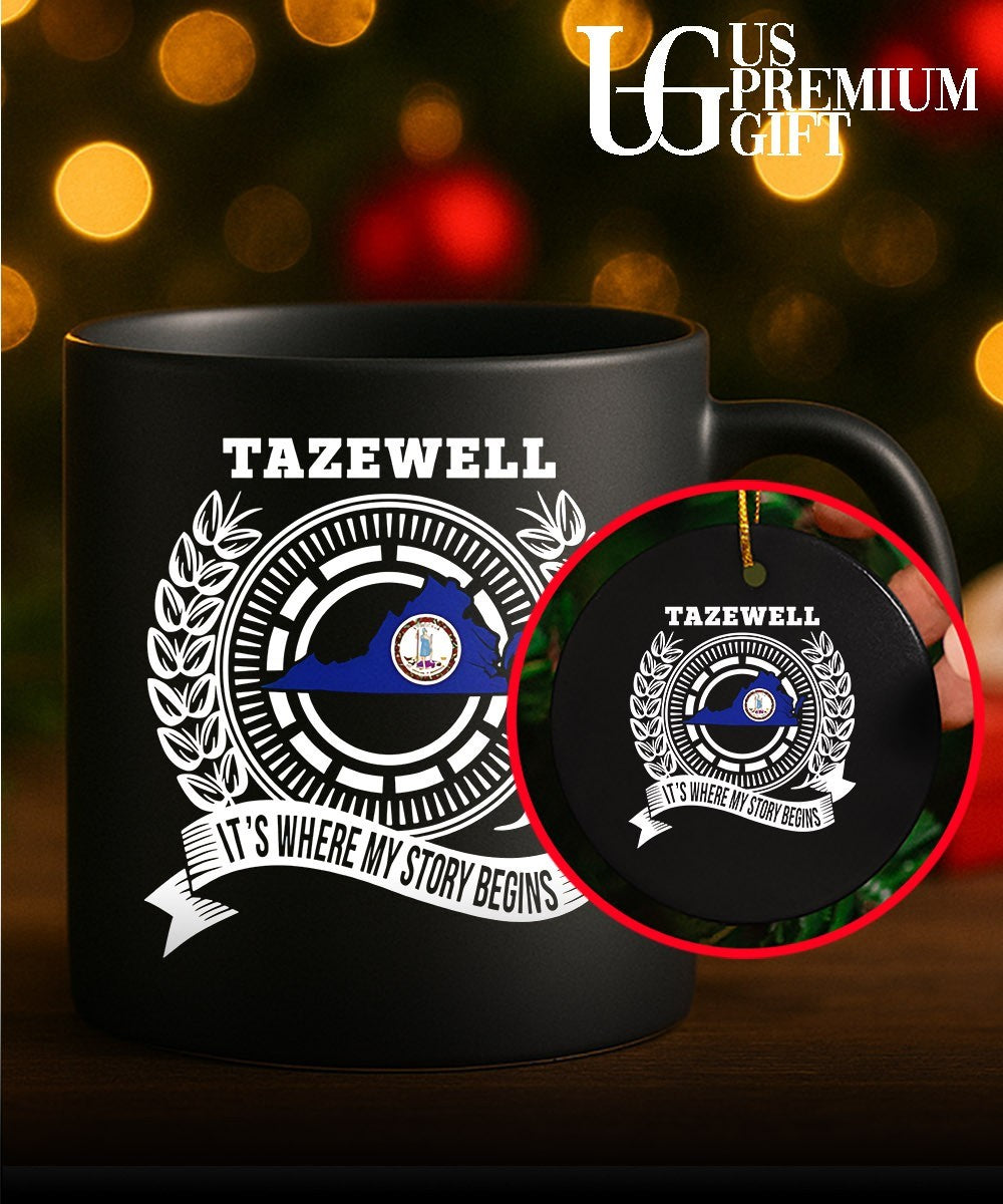 Tazewell It’s Where My Story Begins State Map shirt
