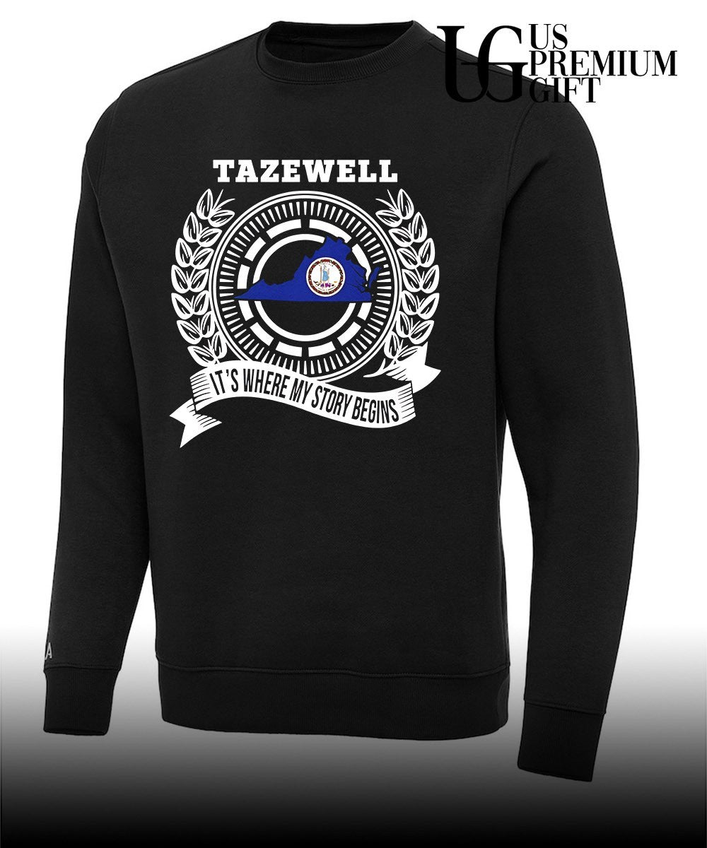 Tazewell It’s Where My Story Begins State Map shirt