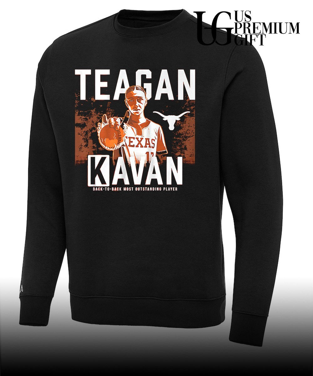 Teagan Kavan Texas Longhorns Softball Back-to-Back Most Outstanding Player shirt