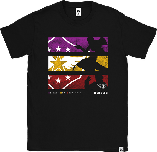 THE KING OF FIGHTERS - 'Team Garou' T-Shirt - Black