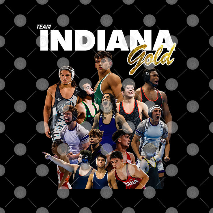 Team Indiana Gold Wrestling Junior Duals 2026 T Shirt