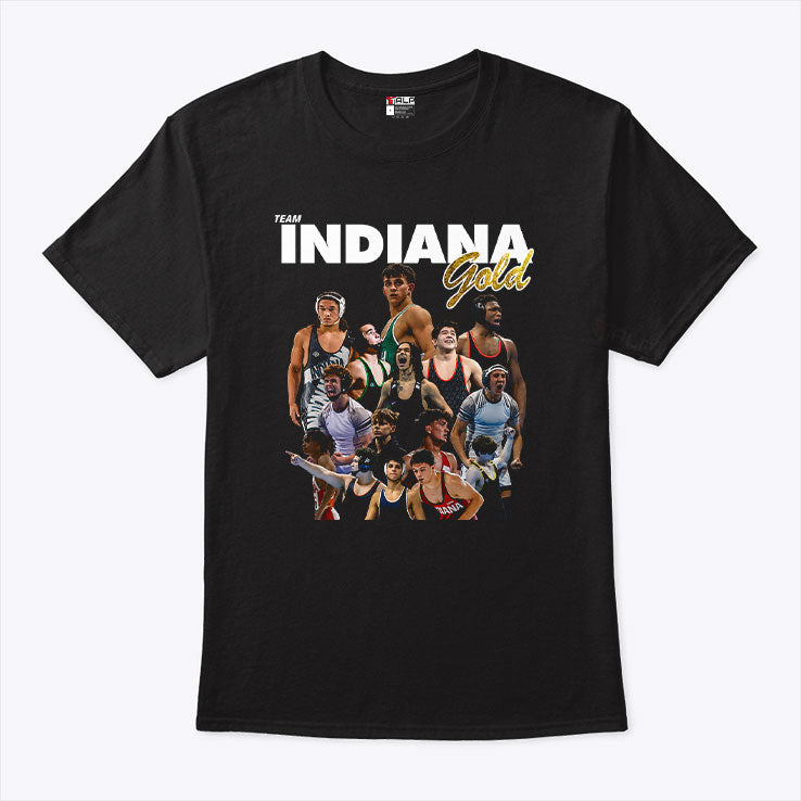 Team Indiana Gold Wrestling Junior Duals 2026 T Shirt