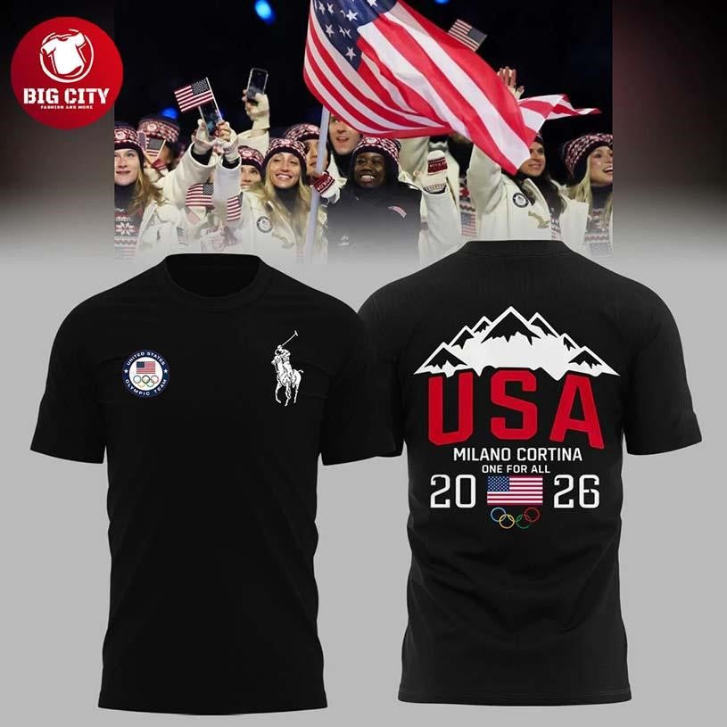 Team USA 2026 Olympic Milano Cortina Two Sided Shirt