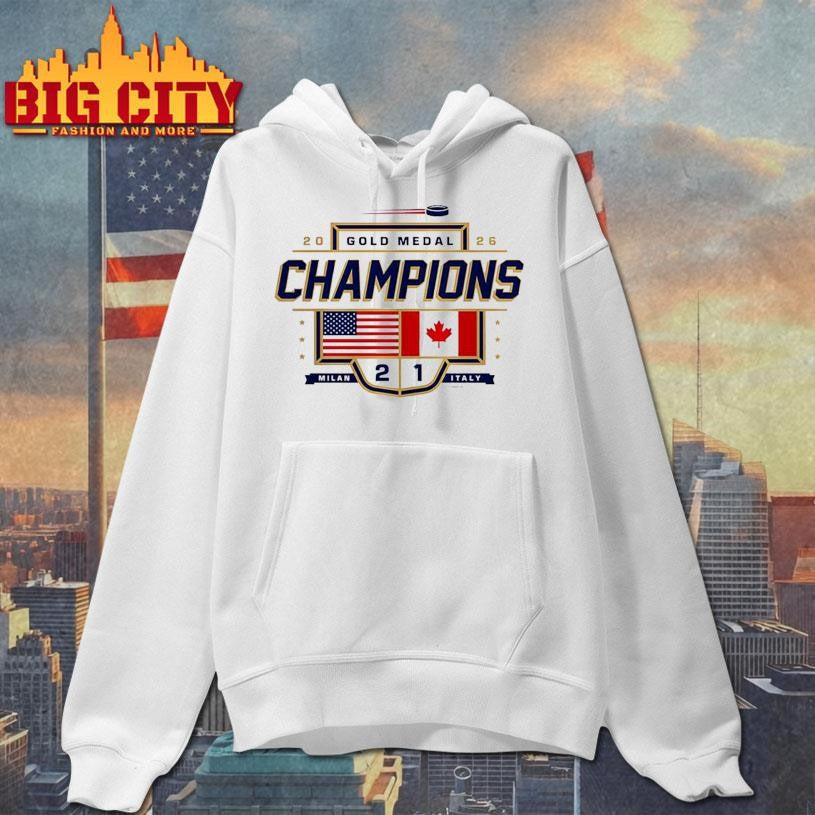Team USA Hockey Gold Medal Champion 2-1 score Shirt