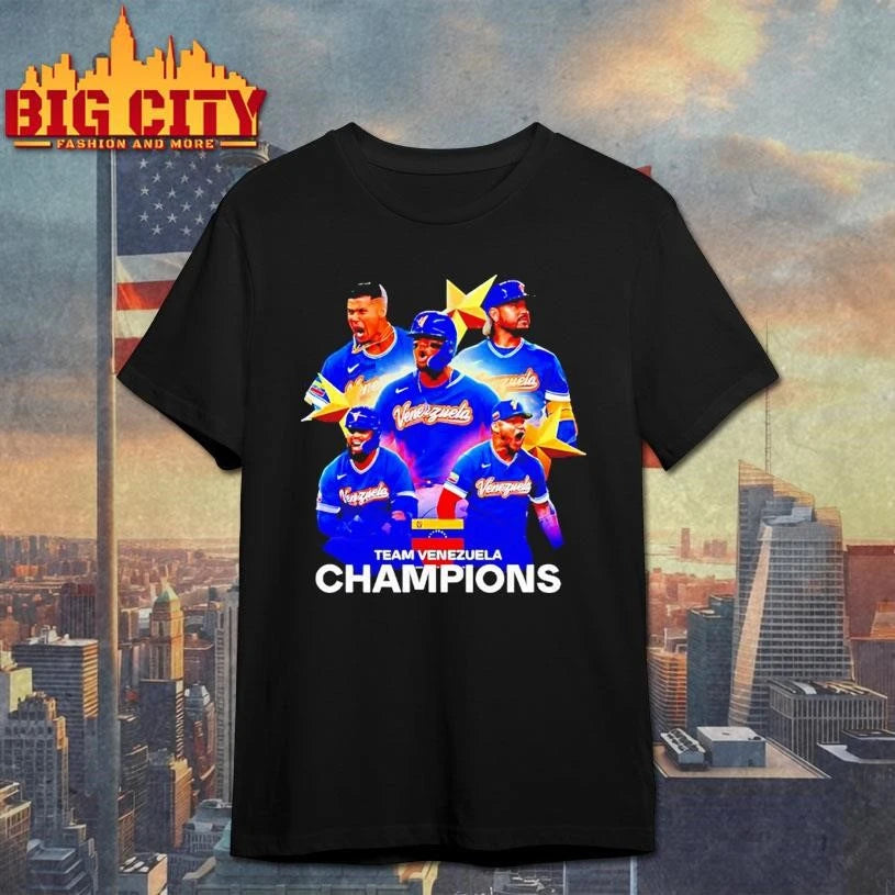 Team Venezuela baseball 2026 WBC Champions graphic T Shirt
