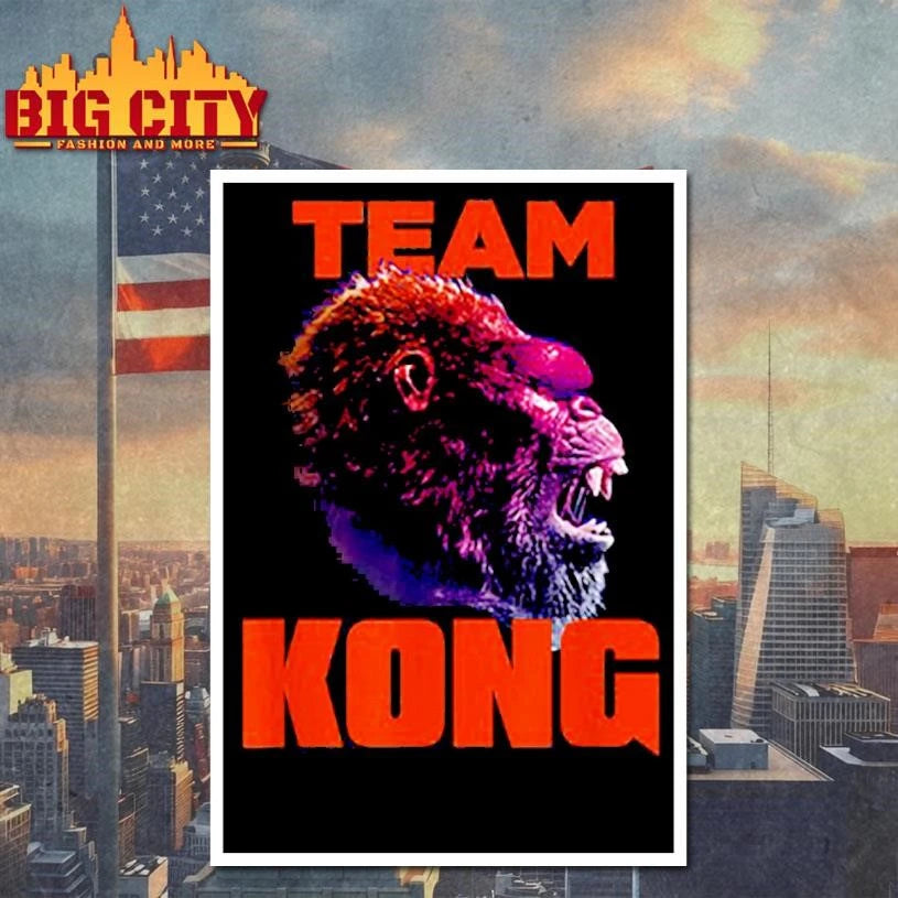 Team kong godzilla vs kong shirt